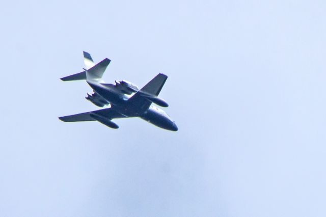 Lockheed Jetstar 2 (N313JS) - Subject aircraft, registered as a Lockheed 1329-23D, photographed on 27-Aug-2019 at 1136HrsEDT, enroute to Teterboro Airport, (TEB, KTEB), from West Palm Beach, FL, (PBI, KPBI), over Northern New Jersey.