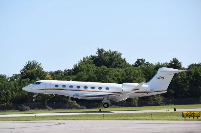 Gulfstream Aerospace Gulfstream G650 (N1DS) - Landing at KMFD on Aug 27, 2022