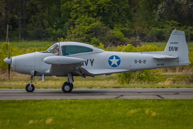 North American Navion (N4421K) - Ryan Navion N4421K Landing at KLOM (Wings Field)