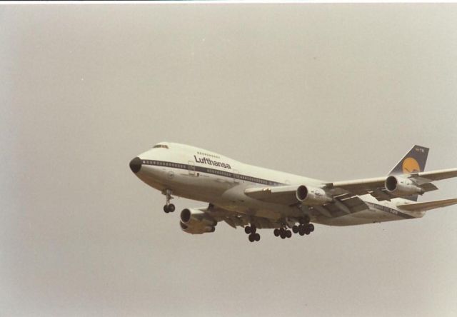 BOEING 747-300 — - Lufthansa 747 landing at LAX in the early 1980s