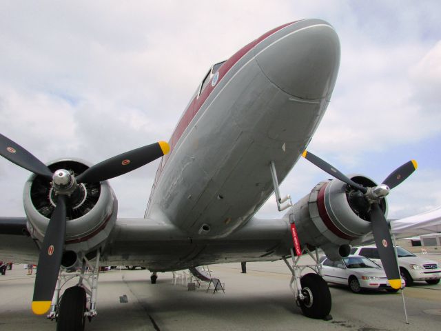 Douglas DC-3 (N103NA) - On display at Fullerton Airport Day 5.9.2015.