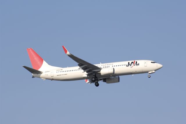 Boeing 737-800 (JA326J) - Final Approach to Haneda Intl Airport  R/W16L on 2010/5/16 JAL c/s