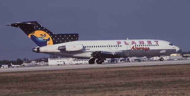 N1910 — - Planet Airways ready for take off. 2-12-2000.