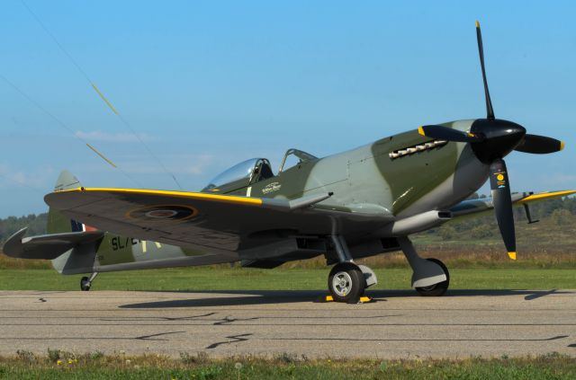 SUPERMARINE Spitfire (C-GVZB) - Part of the Battle of Britain ground display