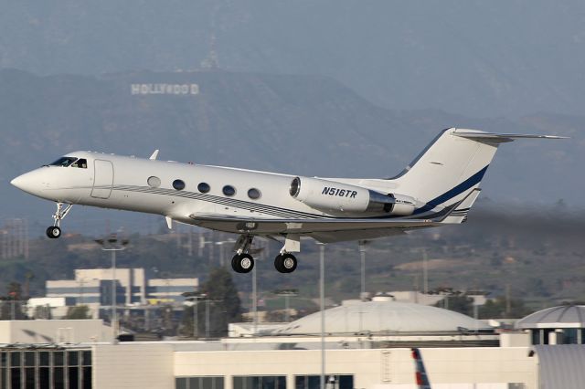 Gulfstream Aerospace Gulfstream 3 (N516TR) - Takes off. 