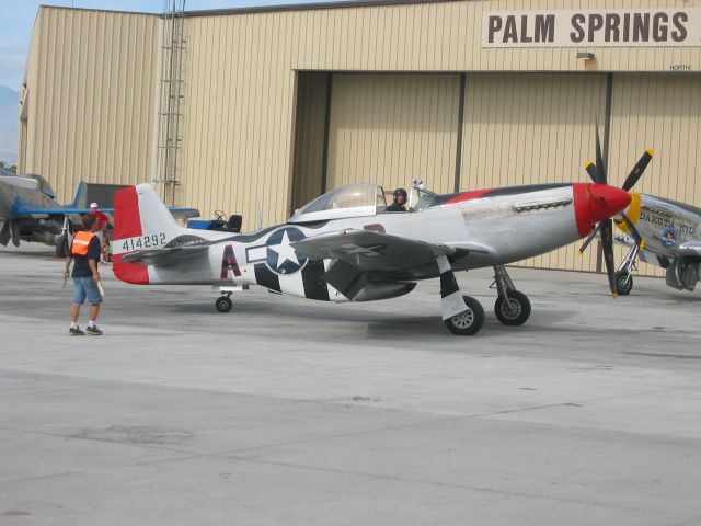 SAI44727 — - Just back from a crowd pleasing demonstration flight at the Palm Springs Air Museum