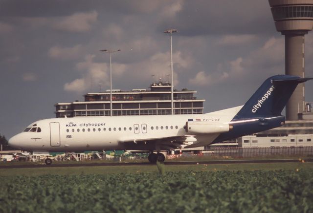 Fokker Fellowship (PH-CHF) - F28-4000 from 1990 to 1996 KLM Cityhopper