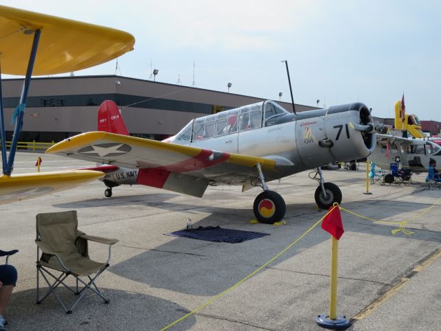 CONVAIR CV-340 Convairliner (N61916) - Vultee SNV-1 Navy Basic Trainer @ "Thunder" 2015