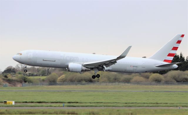 BOEING 767-300 (N393AN) - cargo aircraft management b767-323er(wl) n393an landing at shannon from tel aviv after cargo conversion for amazon prime air as n233az 16/4/21.