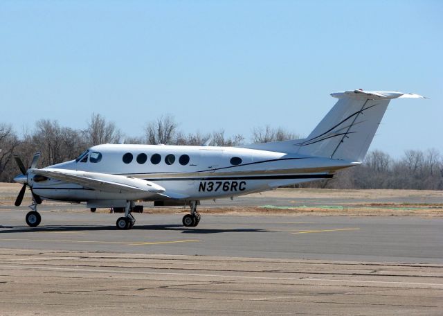 Beechcraft Super King Air 200 (N376RC) - At Downtown Shreveport. 