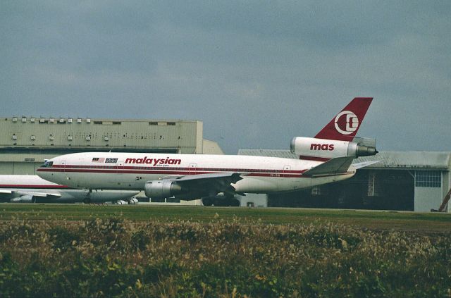 McDonnell Douglas DC-10 (PK-GIB) - Departure at Narita Intl Airport Rwy34 on 1987/11/14