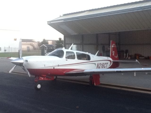 Mooney M-20 (N216CT) - Flying out of home base KPSM