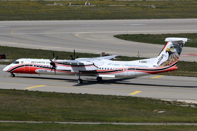 de Havilland Dash 8-400 (F-ZBMC) - 24 mars 2016 - MILAN 73 