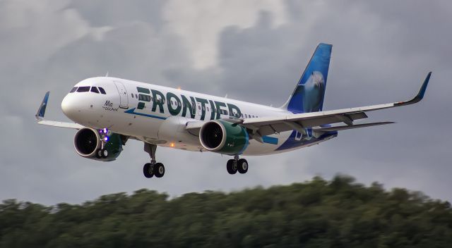 Airbus A320 (N311FR) - Taken from the aircraft observation area, runway 26.