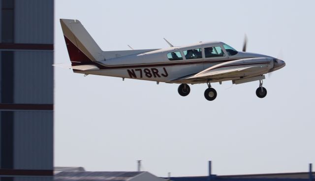 Piper PA-30 Twin Comanche (N78RJ) - Student in the pattern at Donaldson Center Greenville SC.