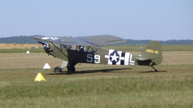 Piper NE Cub (D-EJIZ) - During "Meaux Airshow" 2022