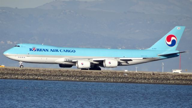 BOEING 747-8 (HL7623) - HL-7623, Age: 1 Yearsbr /Boeing 747-8 (quad-jet) (H/B748/L)br /Airline: Korean Air Lines, Engines: 4x GEnxbr /06-Mar-2015 B748/L San Francisco Intl (KSFO) Incheon Intl (RKSI / ICN) 16:32 PST 21:21 KST (+1) 11:49