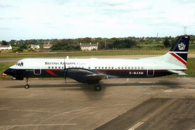 JETSTREAM 61 (G-MANM) - Taxiing to the ramp on 31-Aug-96.br /br /Reregistered SE-MAM 30-Sep-15 for West Air Sweden.