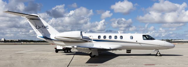 ZJ-THC — - Cessna Citation 525S0200 - interesting CJ4, serial #200 also first aircraft on new Jersey Channel Islands (British Isles) register. Image Nov 6 2015, aircraft in transit from Wichita to Jersey C.I., via Palm Beach, Goose Bay, & Iceland