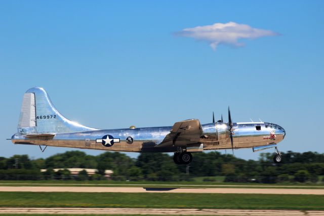 Boeing B-29 Superfortress (N69972) - Doc on the Take-Off Runway 18 Oshkosh