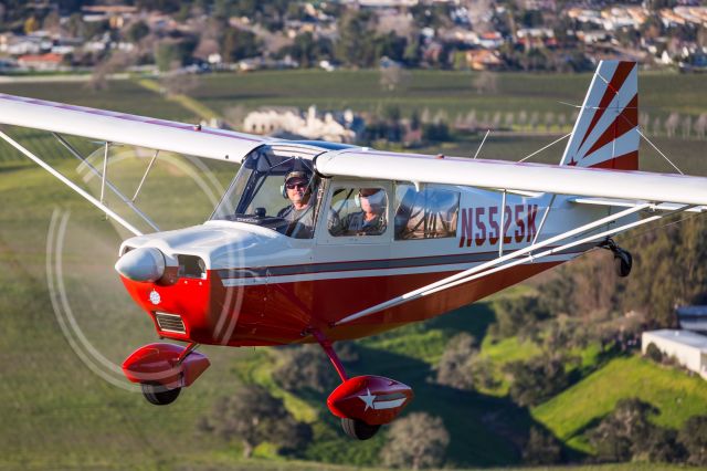 CHAMPION Sky-Trac (N5525K) - Another excellent photo by Chris Kunkle. The plane was restored/painted by Dan Torrey, a Bellanca guru in Santa Paula, CA