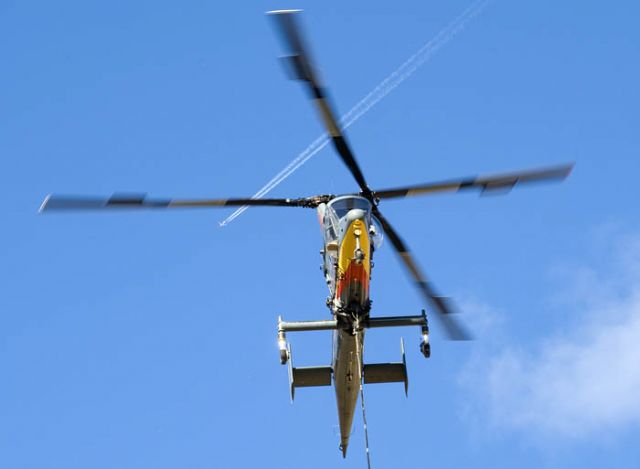 N526MW — - KAMAN K 1200 helicopter; Mountain West Helicopter replacing power poles near Soldier Summit in Utah.