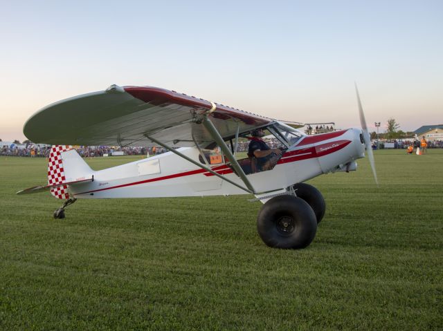 Piper L-21 Super Cub (N4428Z) - STOL competition at OSH18. 24 JUL 2018.