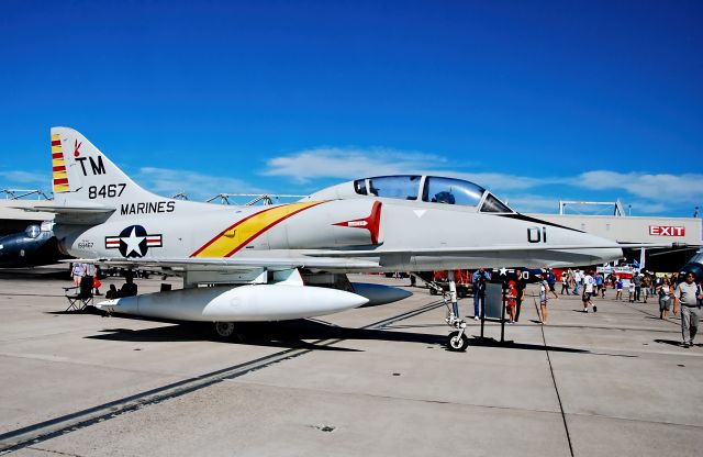 15-8467 — - Douglas TA-4J Skyhawk 158467 - Marine Corps Air Station Miramar (MCAS Miramar) (IATA: NKX, ICAO: KNKX, FAA LID: NKX)br /Photo: Tomás Del Corobr /Miramar Air Show 2014br /October 4, 2014