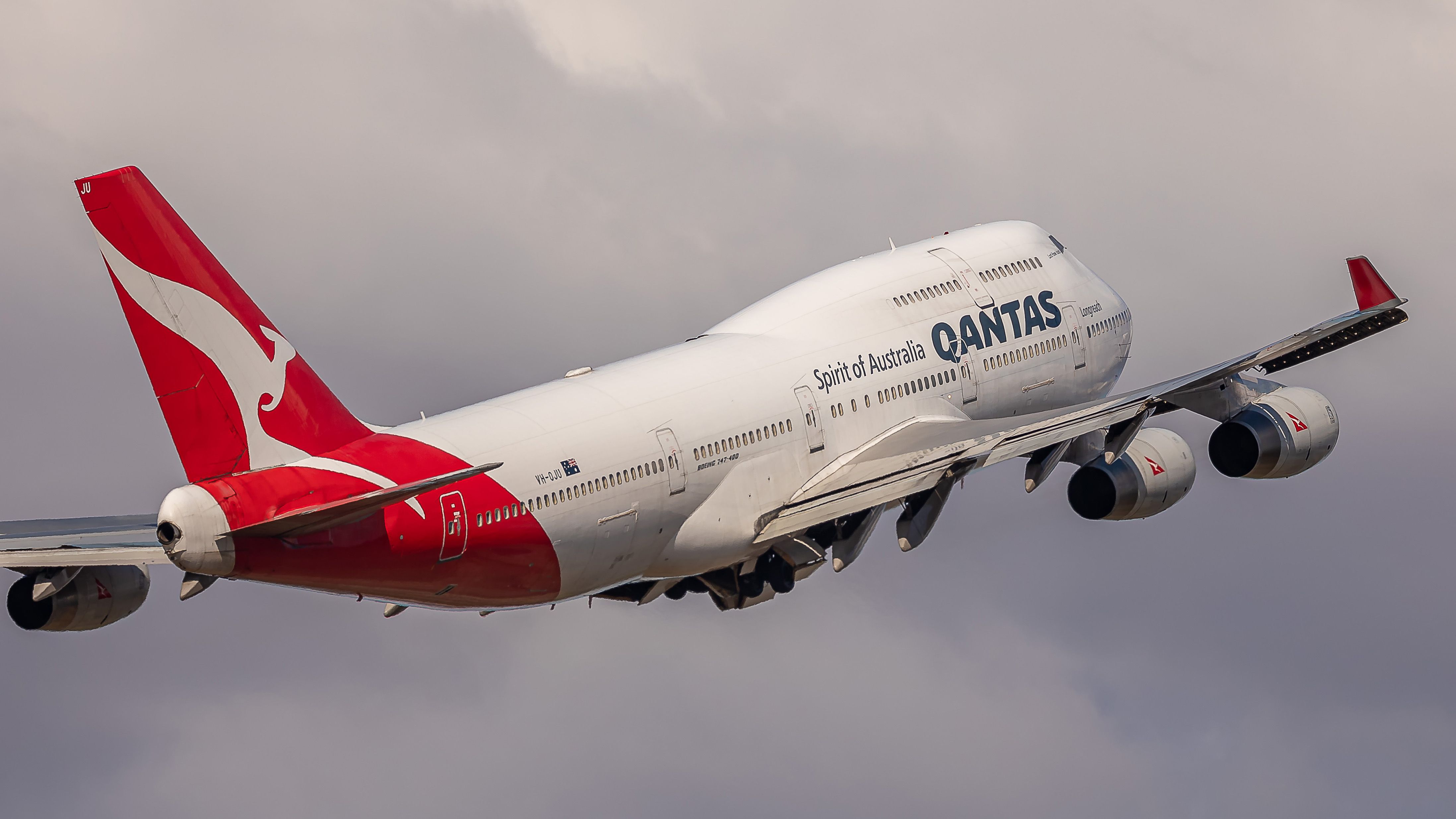 Boeing 747-400 (VH-OJU)