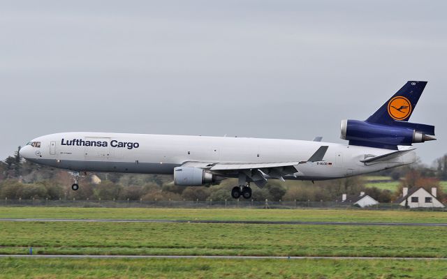 Boeing MD-11 (D-ALCD) - lufthansa cargo md-11f d-alcd about to land at shannon 23/10/17.