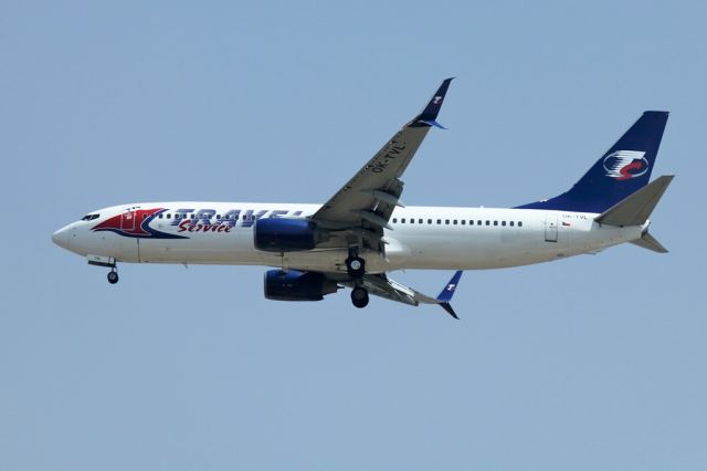 Boeing 737-800 (OK-TVL) - 08/06/2018: Flight from Batumi, Georgia, landing on runway 26.