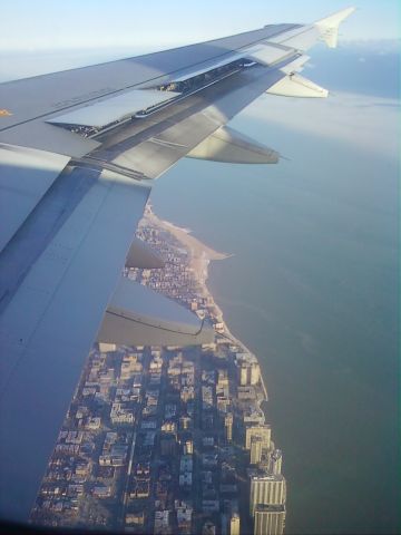 KORD — - Hitting the lake shore near Loyola University on our way down to Ohare 27L or is 28,or 27R now.. .