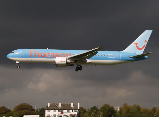 BOEING 767-300 (G-OBYJ) - I think it is going to rain !!!