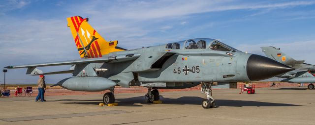 PANAVIA Tornado (GAF4605) - Luftwaffe Tornado GR.4 from the Flying Training Center at Hollman AFB at Mountain Home AFB. The Luftwaffe keeps a dozen jets in the US for pilot training.