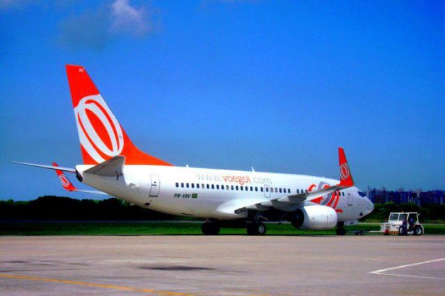 Boeing 737-700 (PR-VBV) - BOEING 737-700 OF GOL AIRLINES (BRAZIL) IN VITÓRIA-ES, BRAZIL