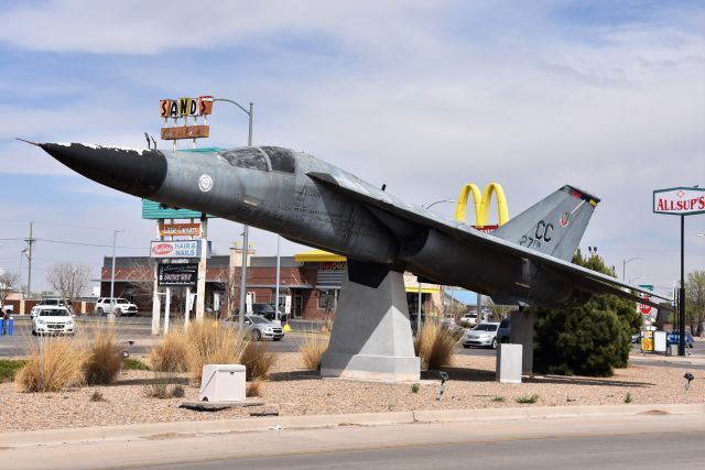 Grumman EF-111 Raven — - Static Display in Portales New Mexico.