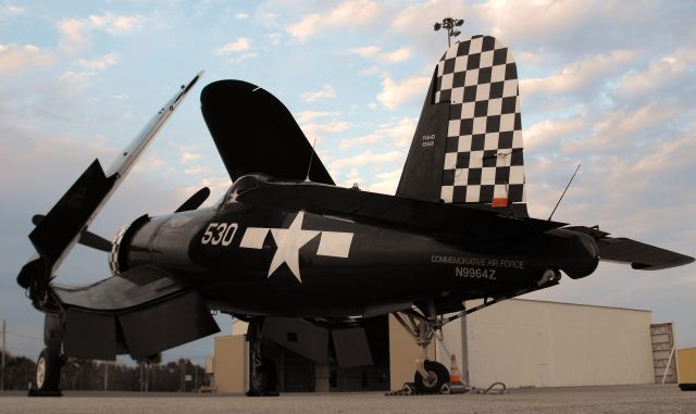 VOUGHT-SIKORSKY V-166 Corsair (N9964Z) - Another shot of the CAFs Corsair on the south ramp.