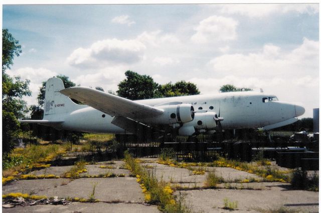 C-GFMQ — - Millardair DC-4 at Brantford, taken May 2003.