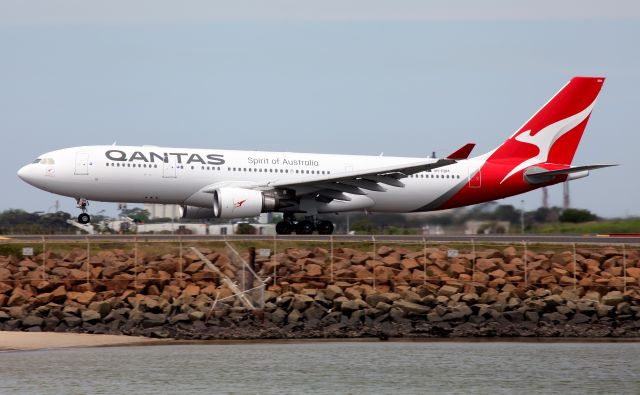 Airbus A330-200 (VH-EBM) - Lifting Off From Rwy 34L Now In Silver Roo Livery