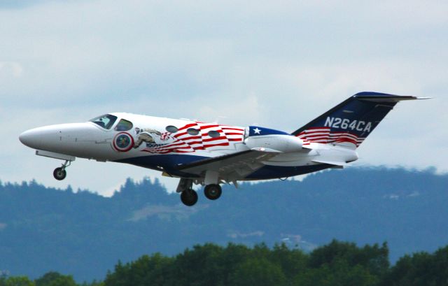 Cessna Citation Mustang (N264CA) - 2011 CESSNA 510 CAPTAIN AMERICA MUSTANG. 8-21-12