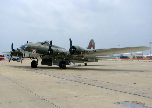 Boeing B-17 Flying Fortress (N900RW) - At Barksdale Air Force Base. B-17 Thunderbird