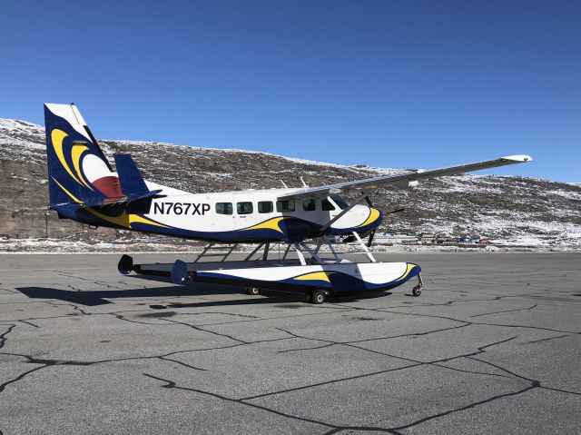 Cessna Caravan (N767XP) - Fuel stop in Greenland on a ferry flight India to USA. 9 APR 2018.