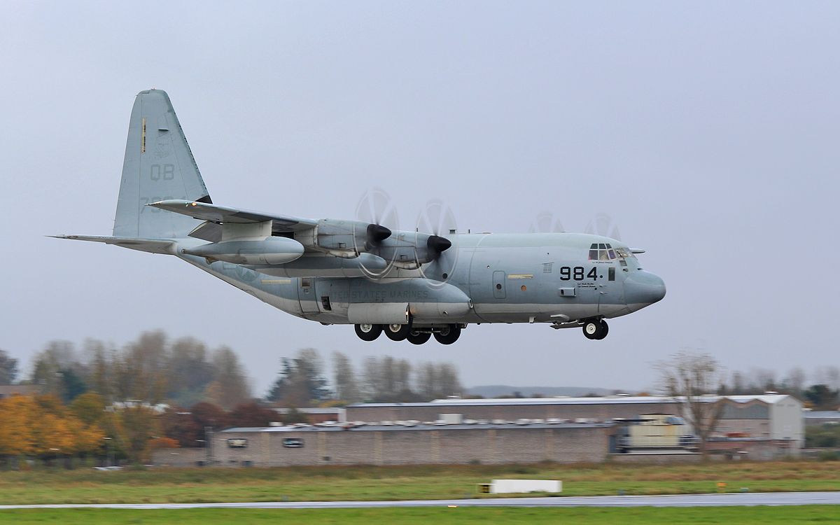 Lockheed C-130 Hercules (16-7984) - raidr35 usm kc-130j 167984 about to land at shannon 26/10/16.