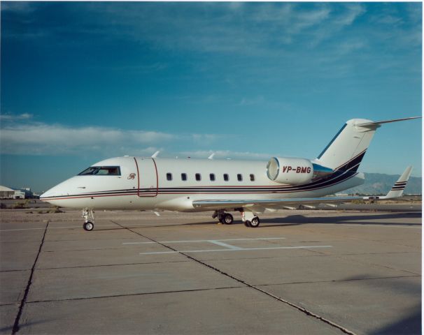 Canadair Challenger (VP-BMG) - Tucson Completion Center at delivery