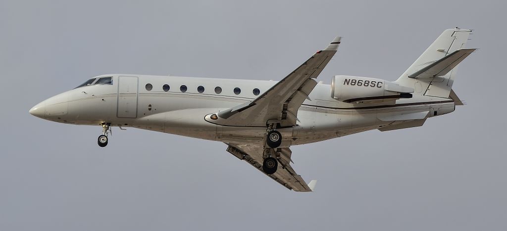IAI Gulfstream G200 (N868SC) - N868SC 2009 Israel Gulfstream G200 s/n 232 Las Vegas - Harry Reid International Airport KLASbr /USA - Nevada March 6, 2022br /Photo: Tomás Del Coro- 