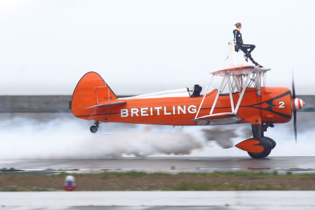 N74189 — - Breitling Stearman PT-17/R985 Kaydet (A75N1)br /Marine Corps Air Station Iwakuni.Friendship Day 2015. 