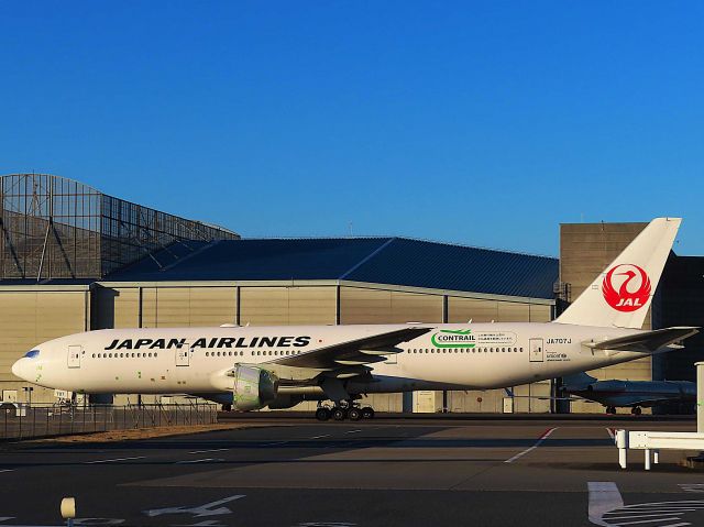 Boeing 777-200 (JA707J) - I took this picture on Jan 20, 2021.