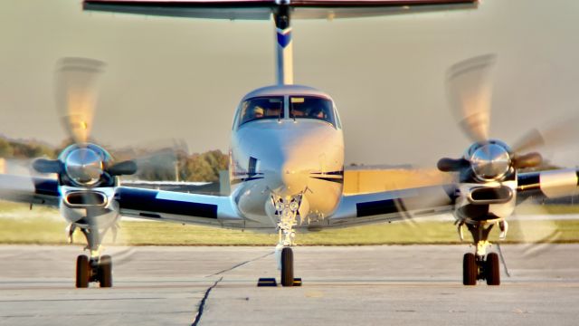 Beechcraft Super King Air 350 (N701FC) - Fargo Jet Center’s Super 350 shortly before taxiing away from Hoosier Aviation. br /br /This aircraft is a 2000 Beechcraft 300 Super King Air 350, SN FL-291, owned/operated by Fargo Jet Center. 10/8/22. 