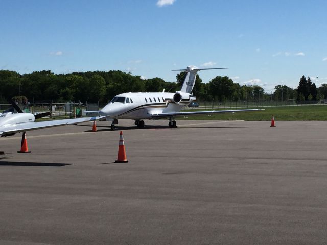 Cessna Citation III (N650CJ) - 8-20-15, getting ready for departure to KSLC from KFCM. 