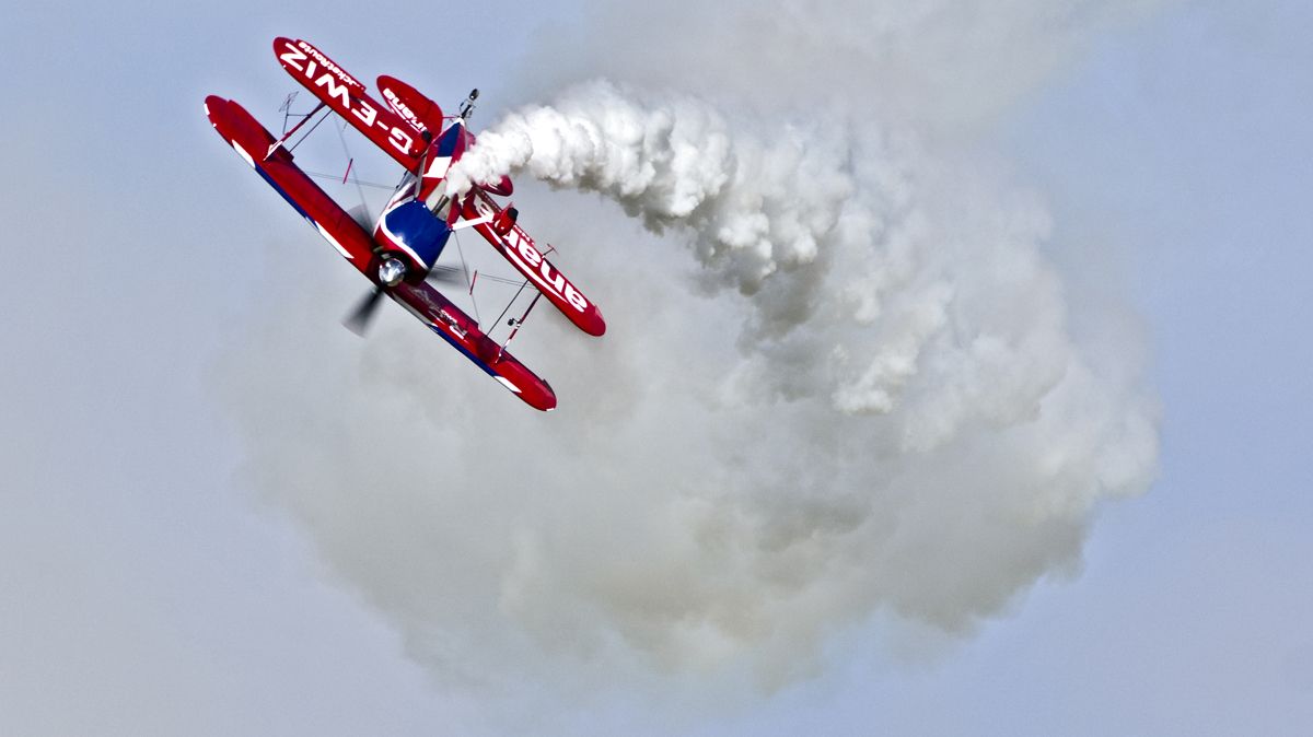 PITTS Special (S-2) (G-EWIZ) - Rich Goodwins Pitts Special is always worth the entrance money at Air Shows - RAF Scampton 9th September 2017